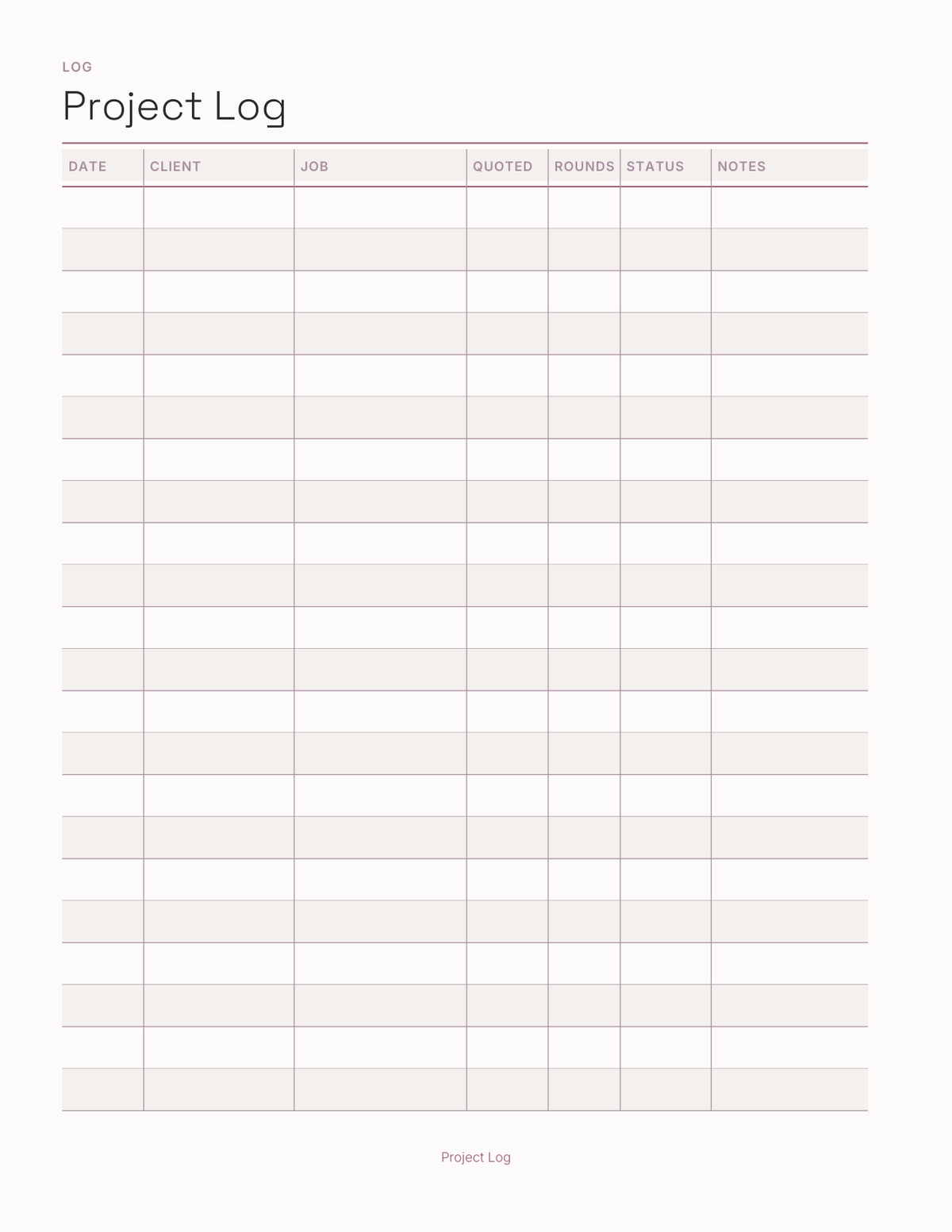 The Design & Color Planner 2027 — sample page 4