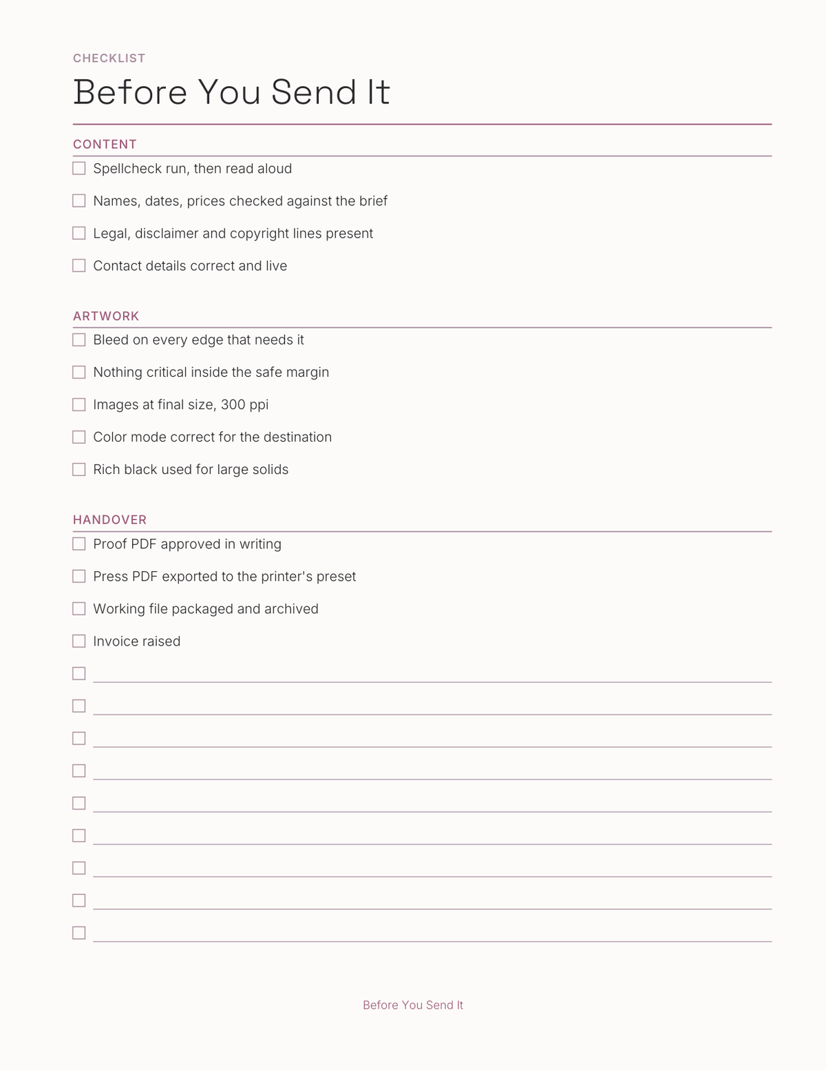 The Design & Color Planner 2027 — sample page 5