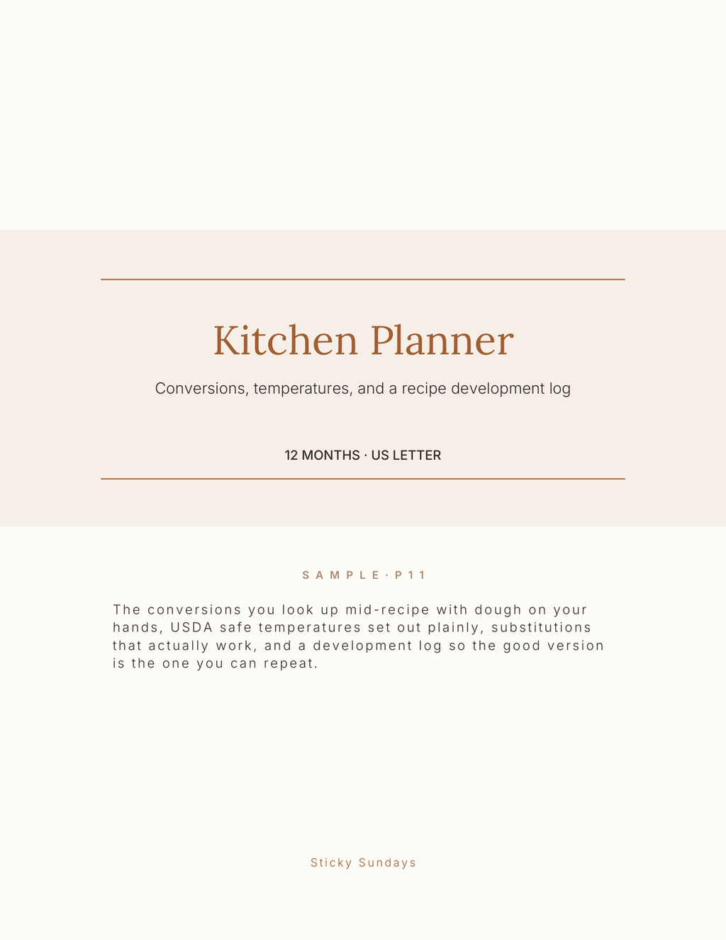 The Kitchen Planner 2027 cover