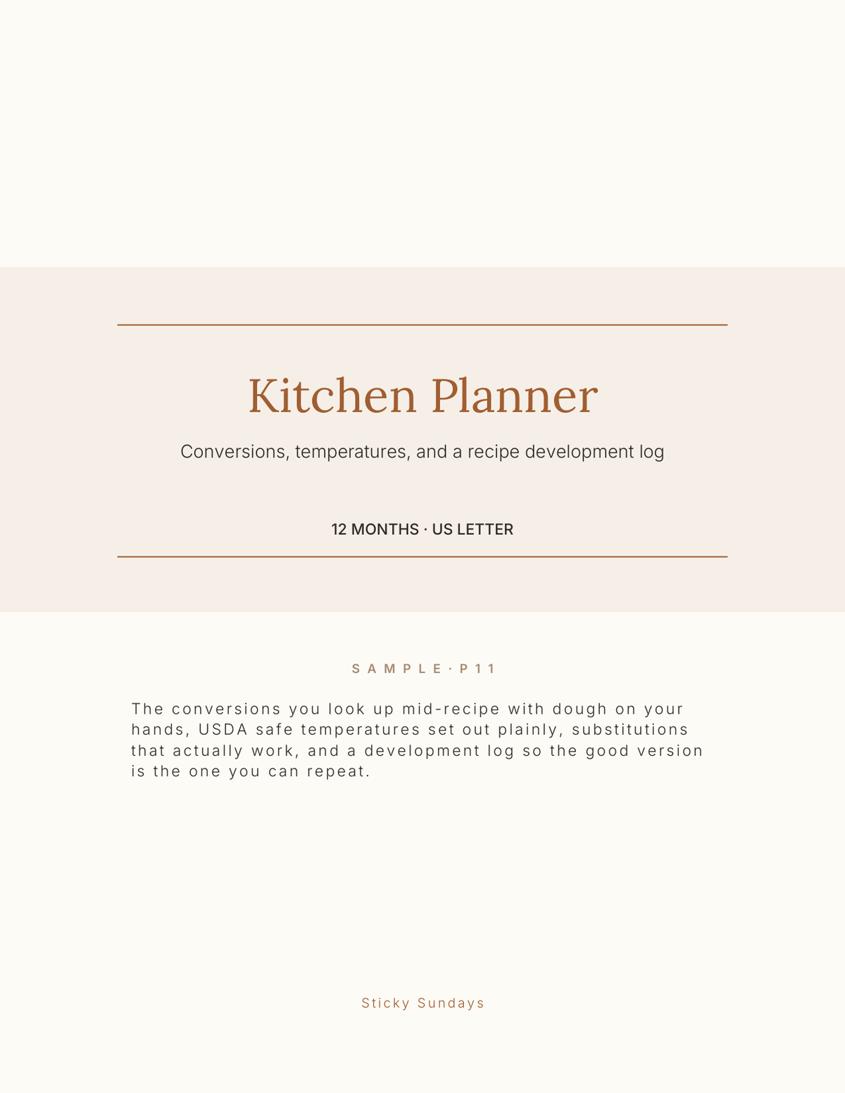 The Kitchen Planner 2027 cover