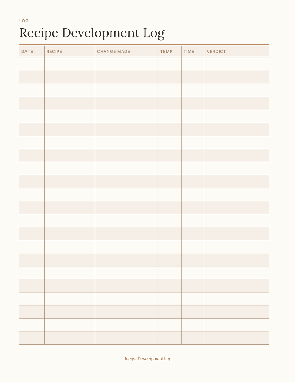 The Kitchen Planner 2027 — sample page 4