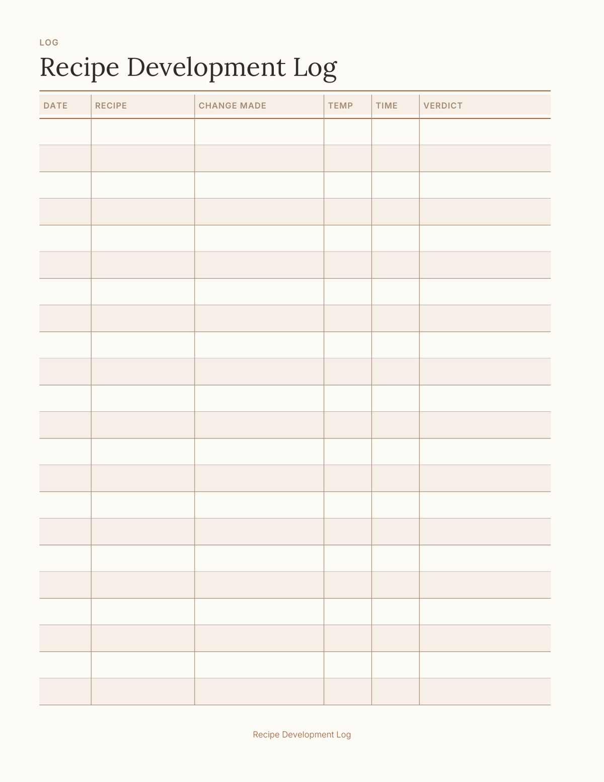 The Kitchen Planner 2027 — sample page 4