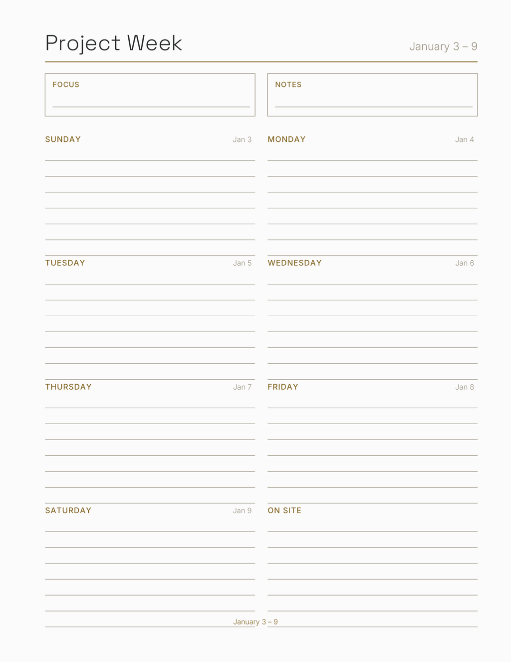 The Home Improvement Planner 2027 — sample page 7