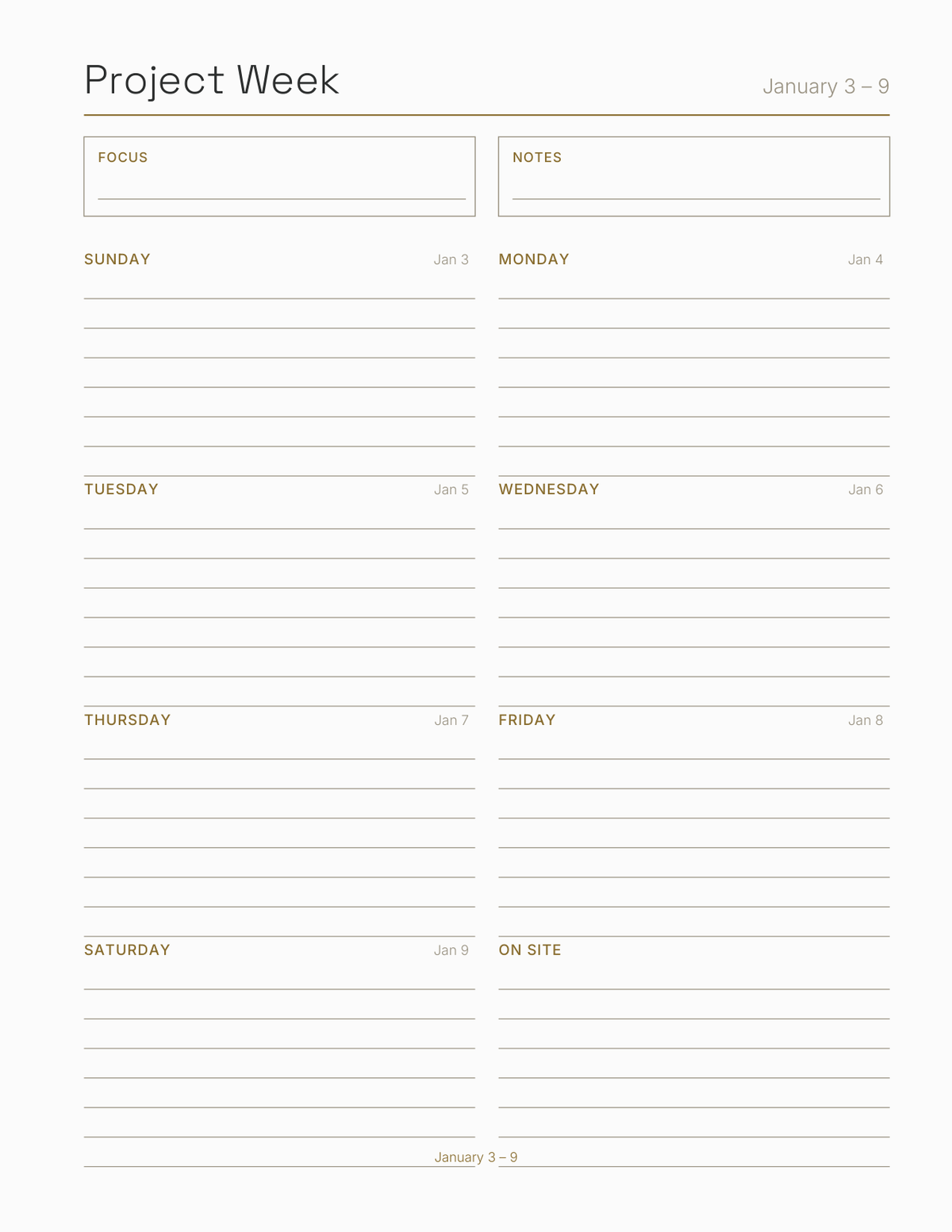 The Home Improvement Planner 2027 — sample page 7