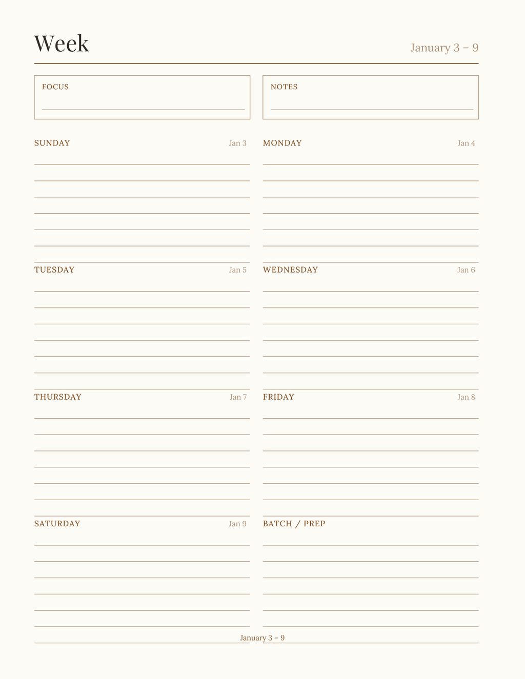 The Home Bar & Cocktail Planner 2027 — sample page 6