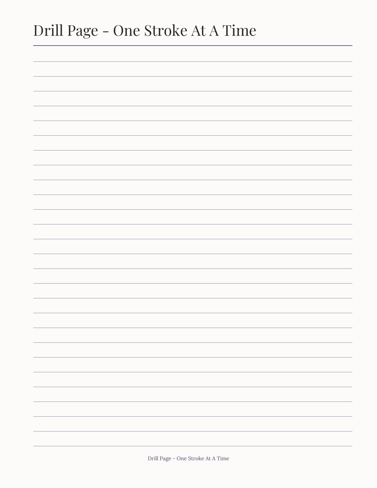 The Lettering Practice Planner 2027 — sample page 3