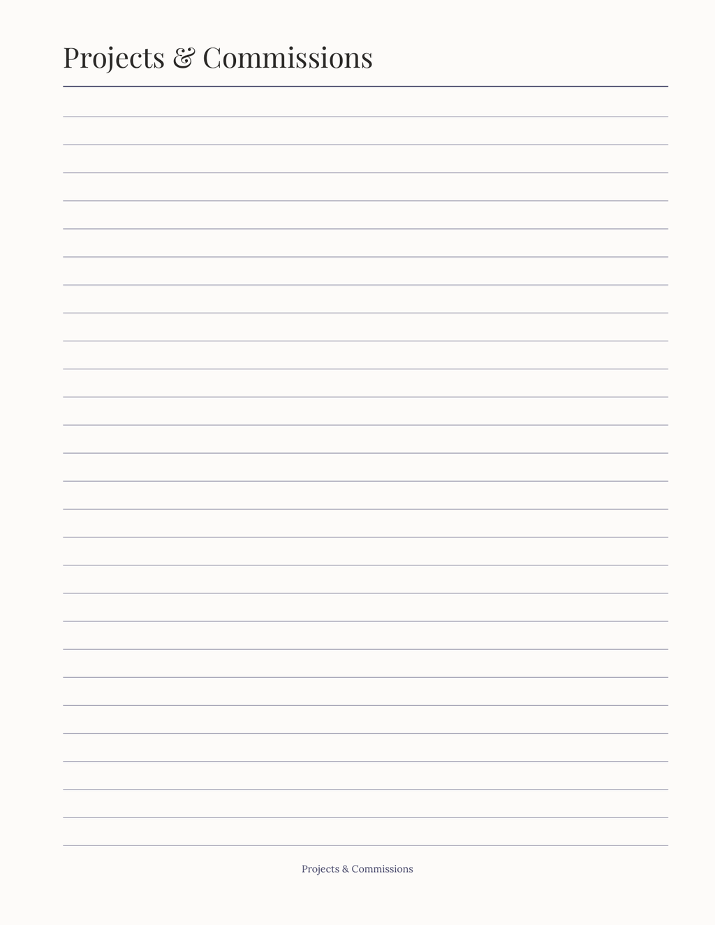 The Lettering Practice Planner 2027 — sample page 7