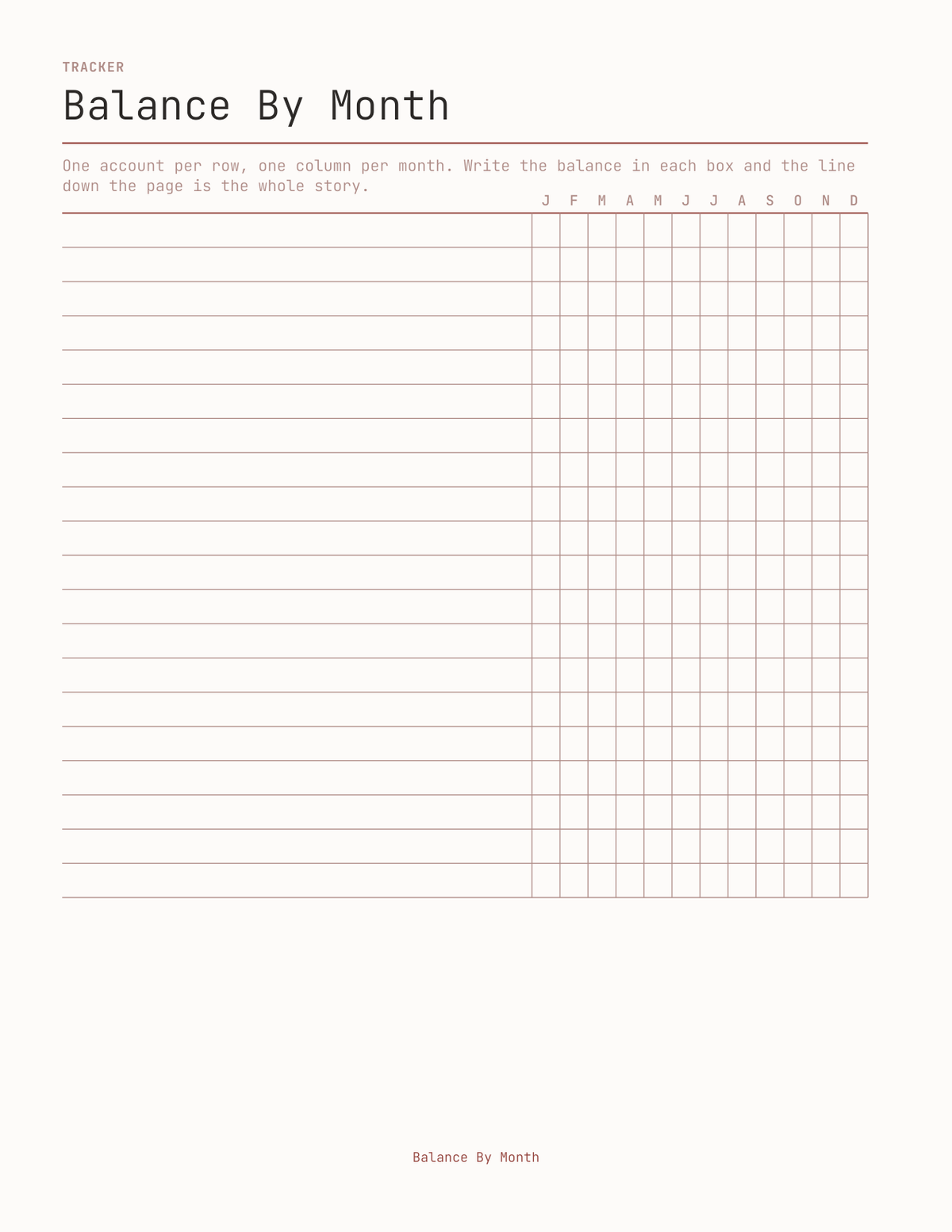 The Debt Payoff Planner 2027 — sample page 4