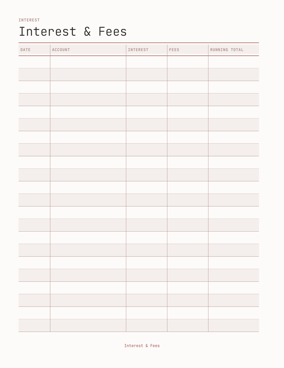 The Debt Payoff Planner 2027 — sample page 8