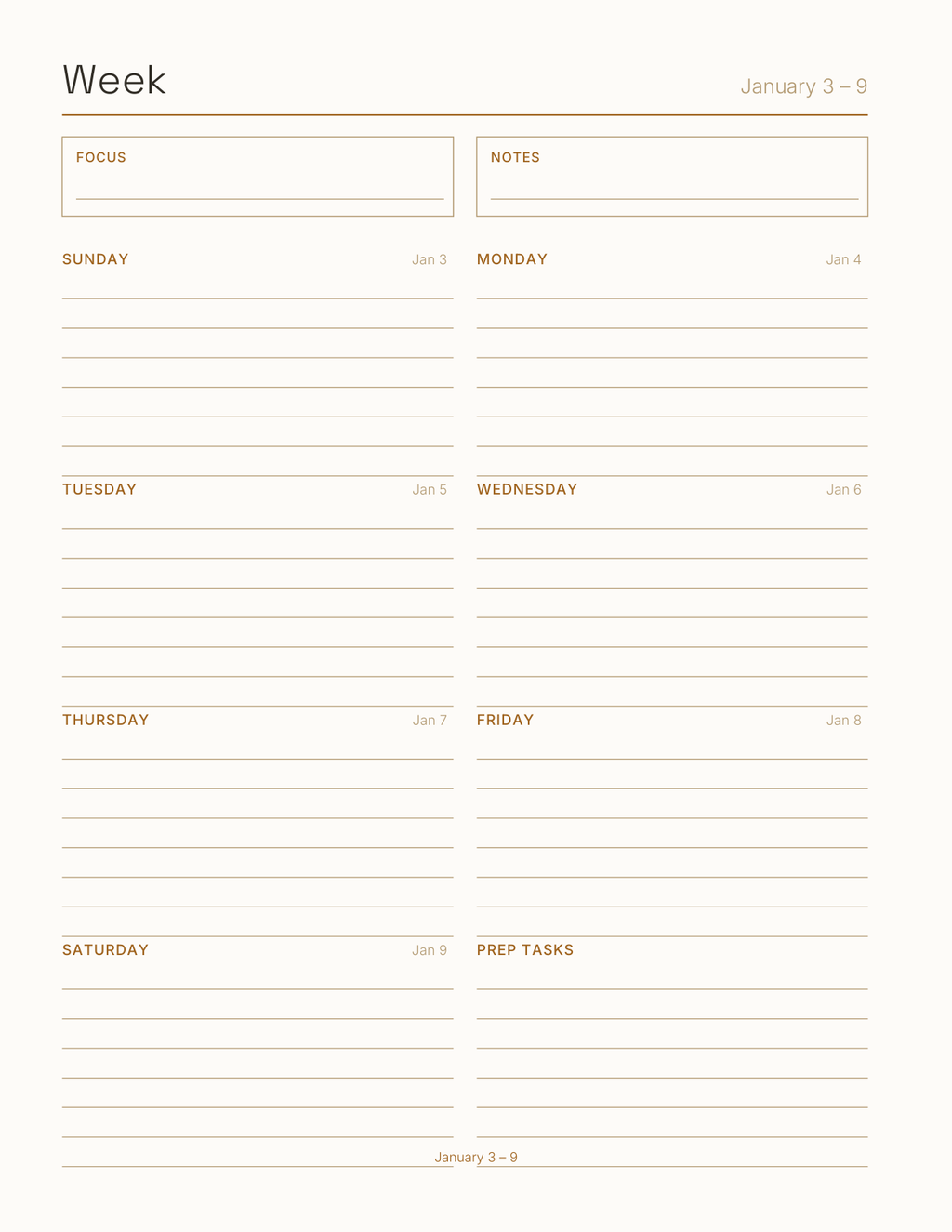 The Emergency Preparedness Planner 2027 — sample page 6