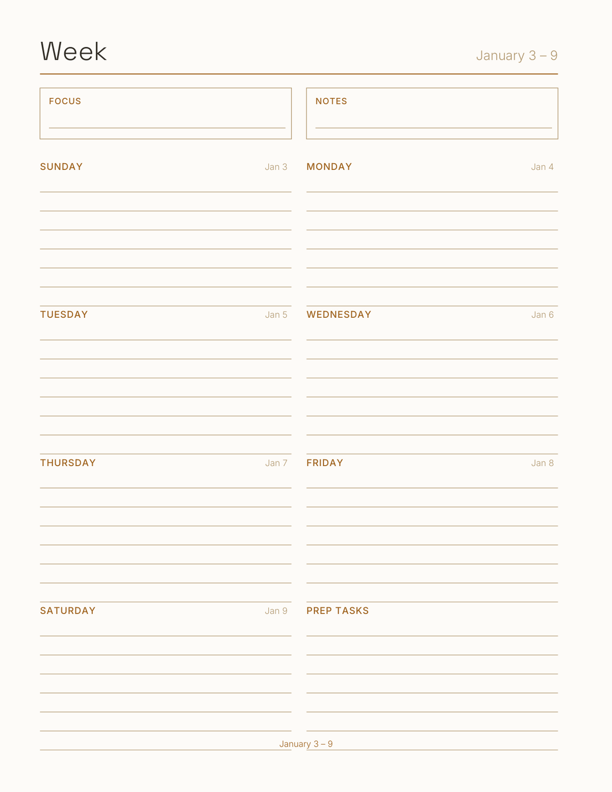 The Emergency Preparedness Planner 2027 — sample page 6