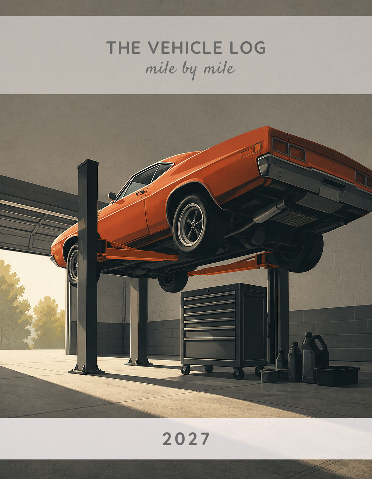 The Vehicle Log 2027 cover