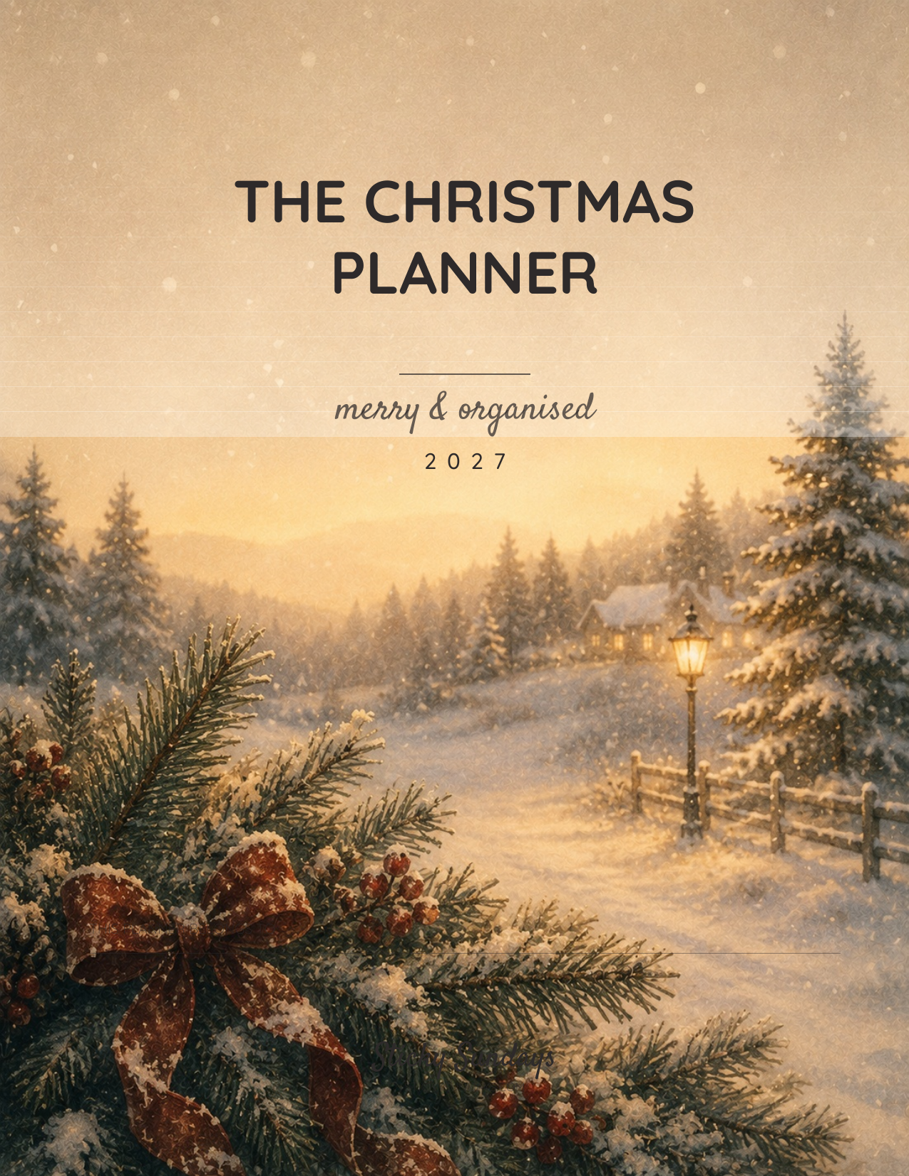 The Christmas Planner 2027 cover