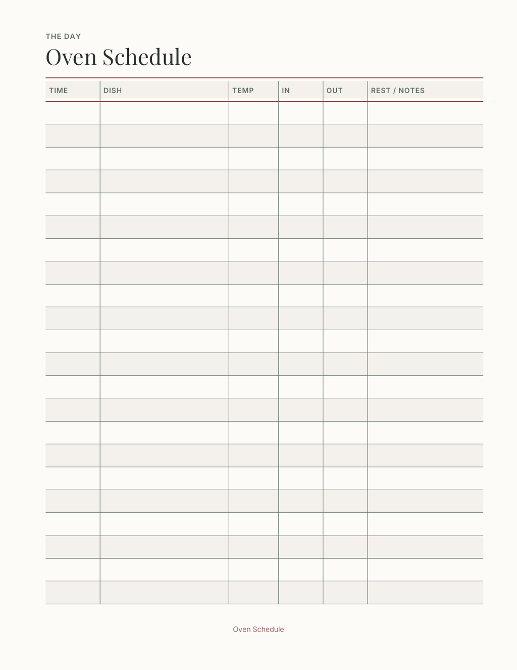 The Christmas Planner 2027 — sample page 5