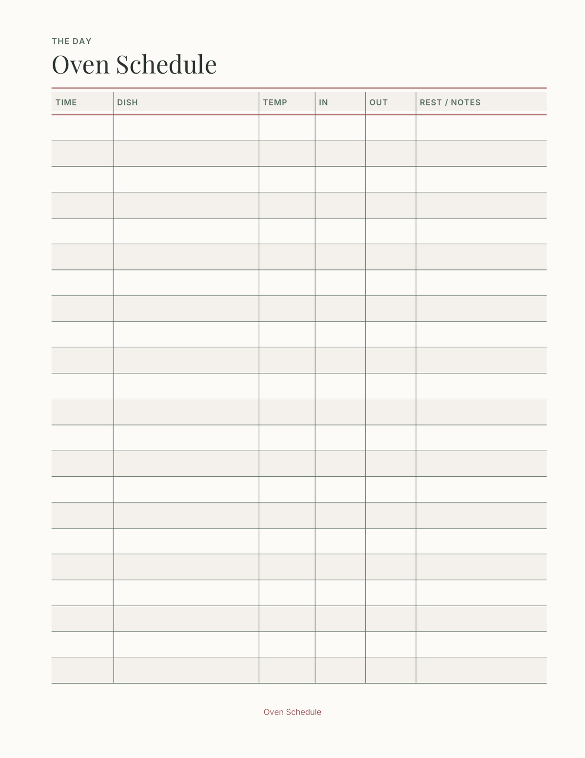 The Christmas Planner 2027 — sample page 5