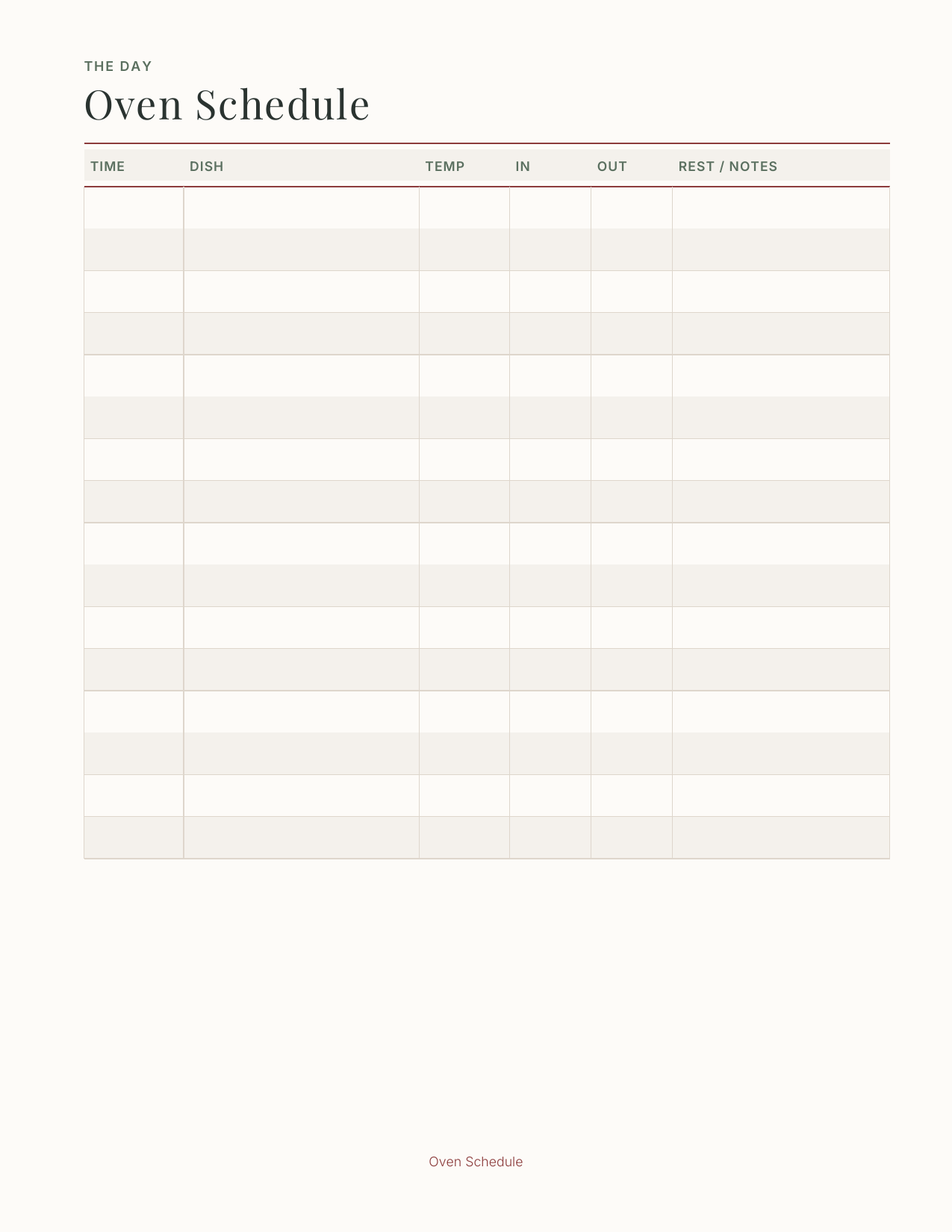 The Christmas Planner 2027 — sample page 5