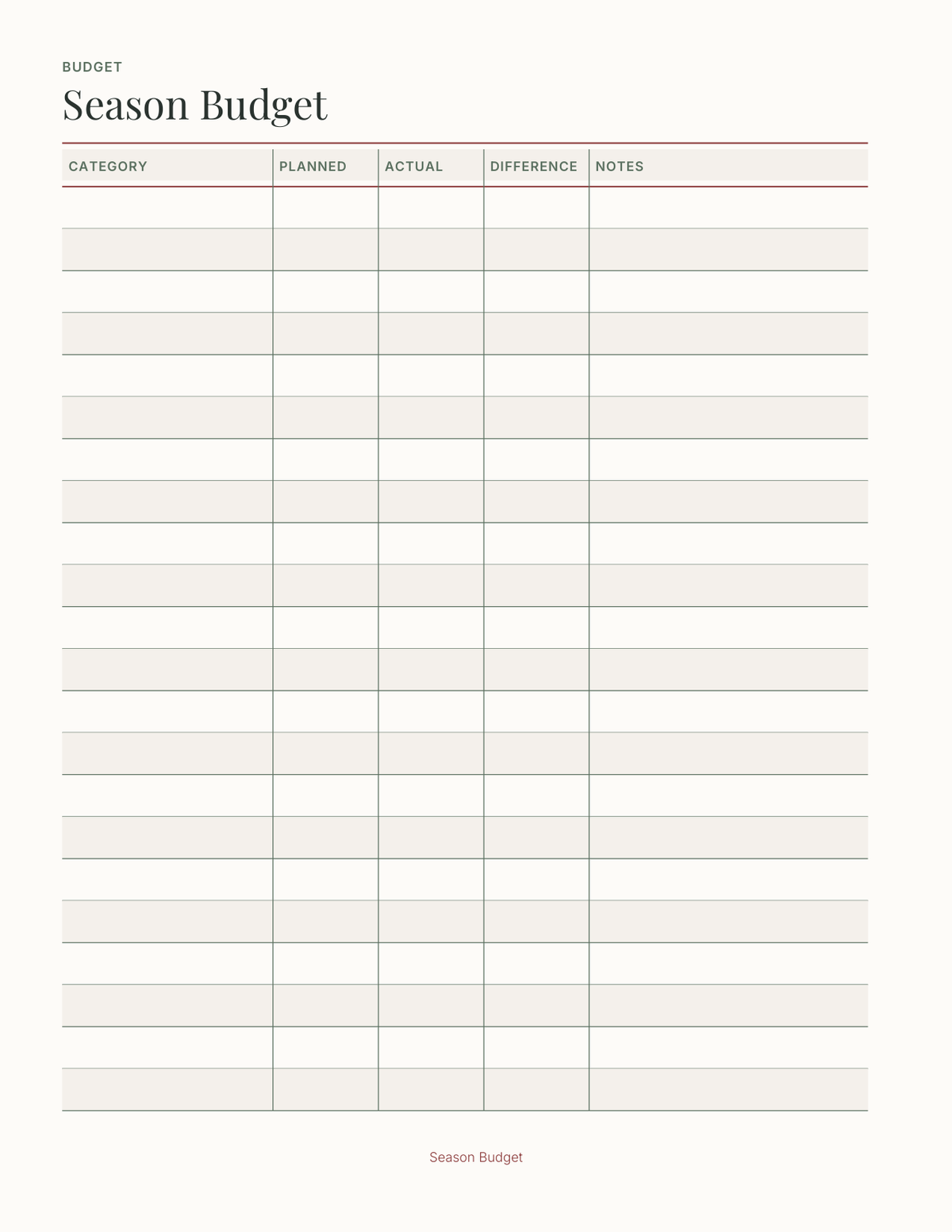 The Christmas Planner 2027 — sample page 6