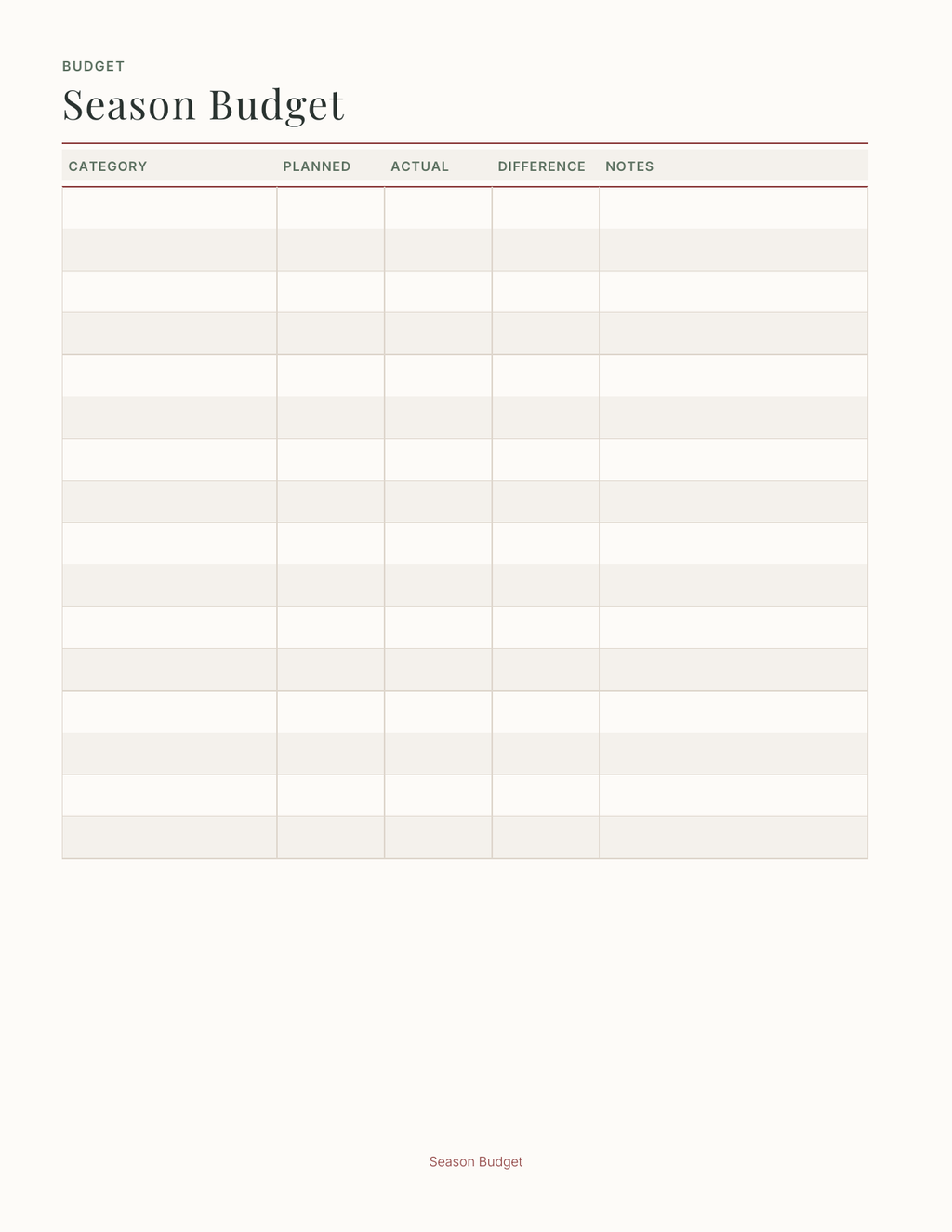 The Christmas Planner 2027 — sample page 6