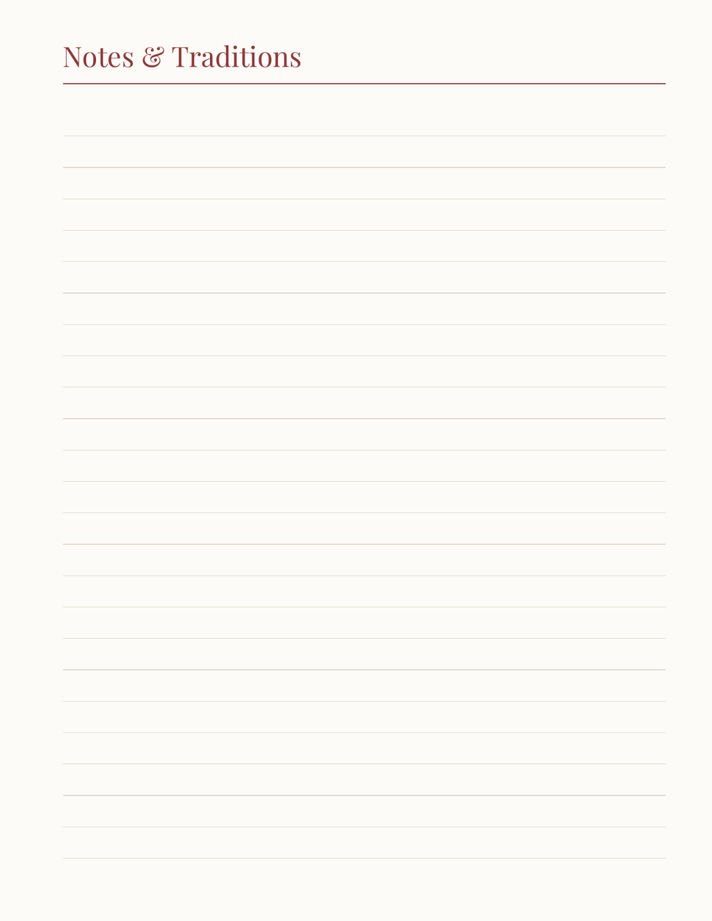 The Christmas Planner 2027 — sample page 9