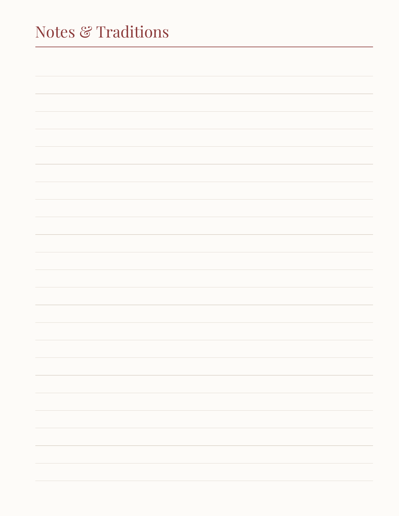 The Christmas Planner 2027 — sample page 9