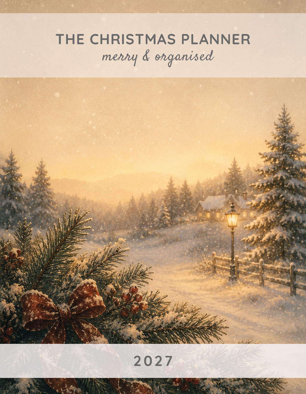 The Christmas Planner 2027 cover