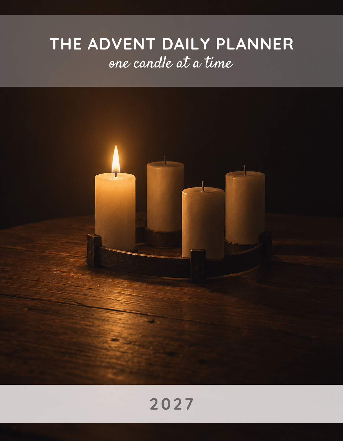 The Advent Daily Planner 2027 cover