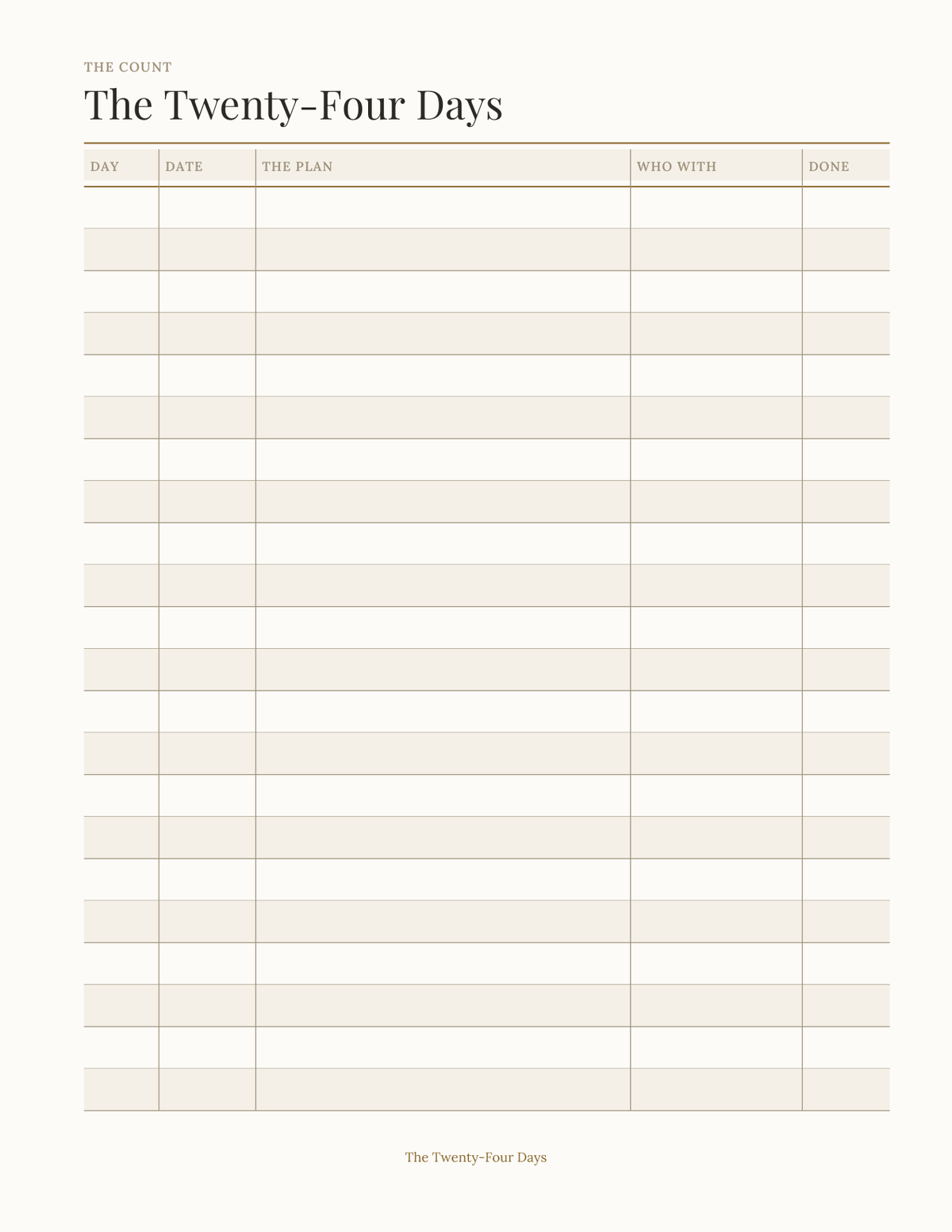 The Advent Daily Planner 2027 — sample page 3