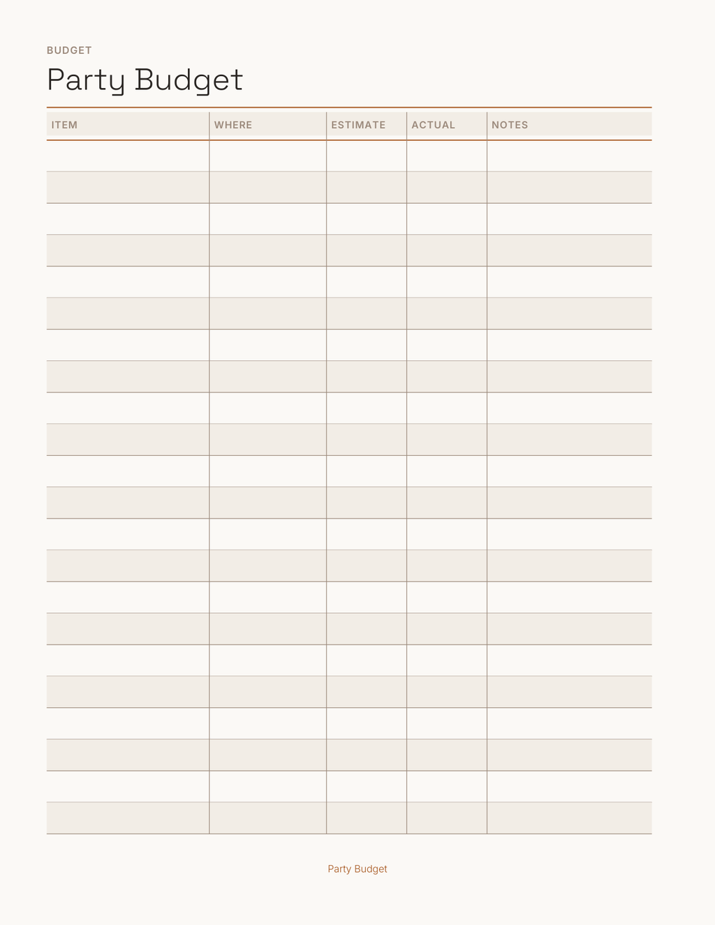 The Halloween & Party Planner 2027 — sample page 4