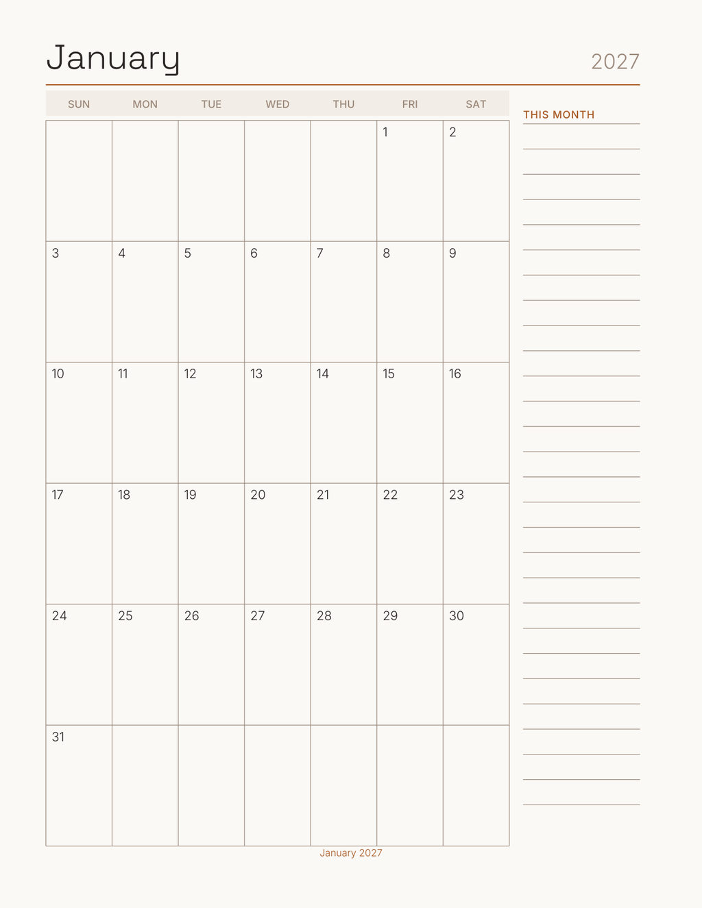 The Halloween & Party Planner 2027 — sample page 6