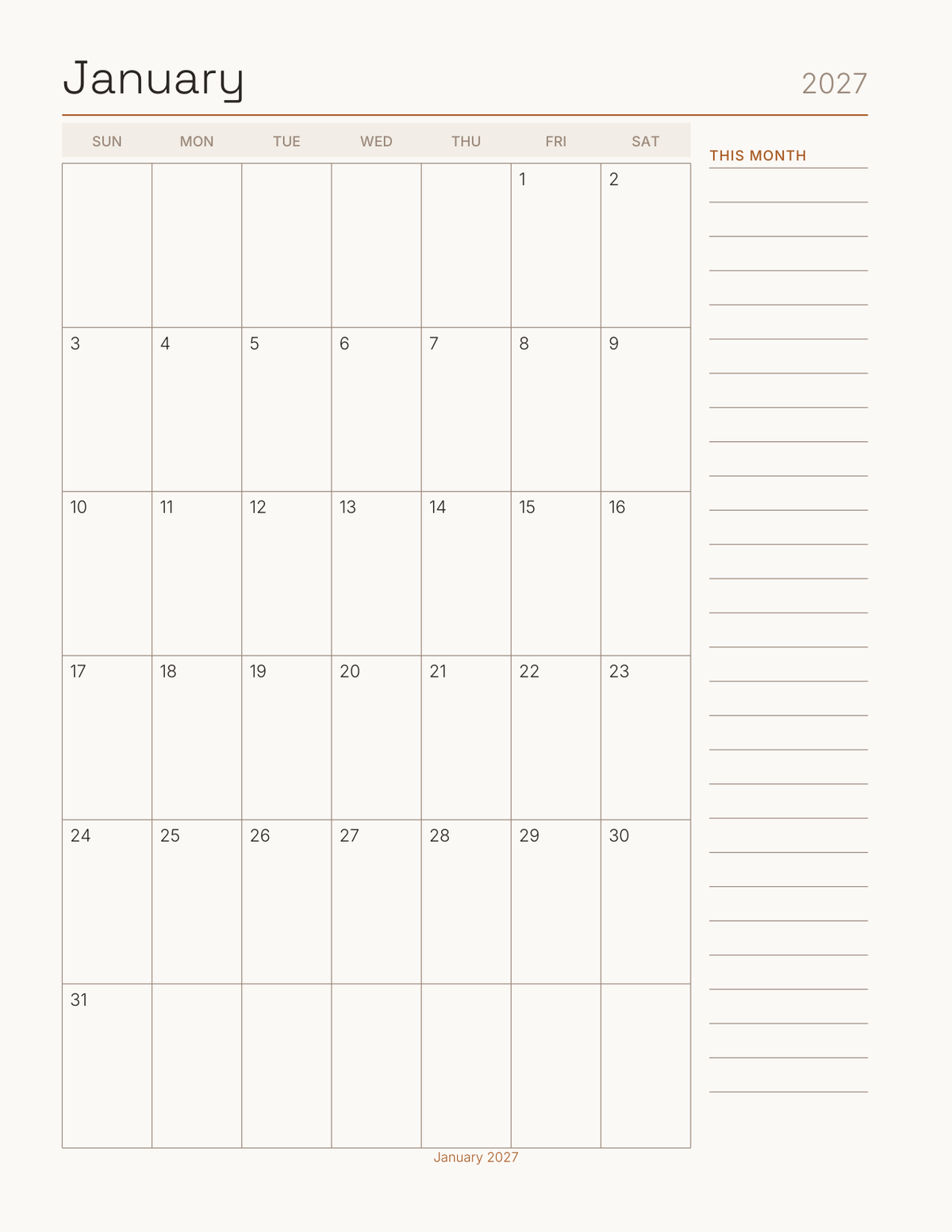 The Halloween & Party Planner 2027 — sample page 6