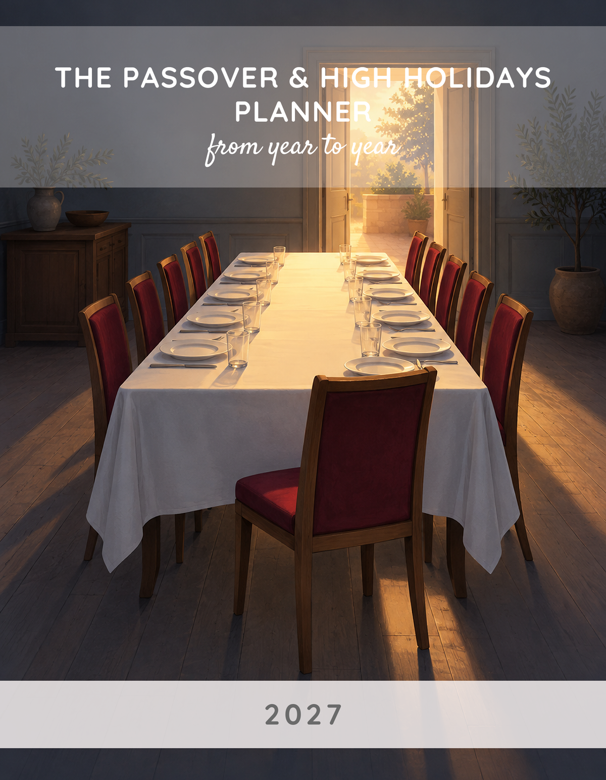 The Passover & High Holidays Planner 2027 cover