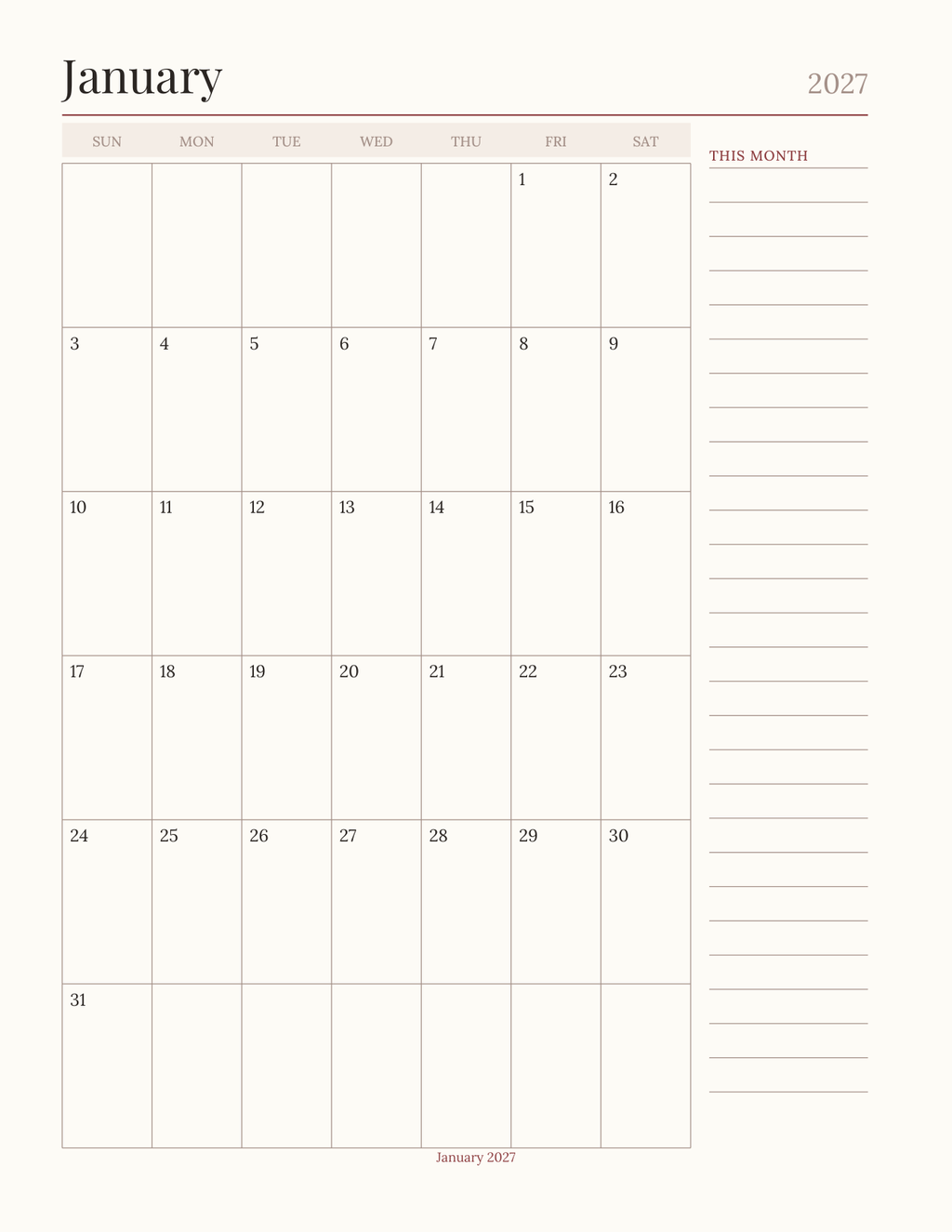 The Passover & High Holidays Planner 2027 — sample page 6