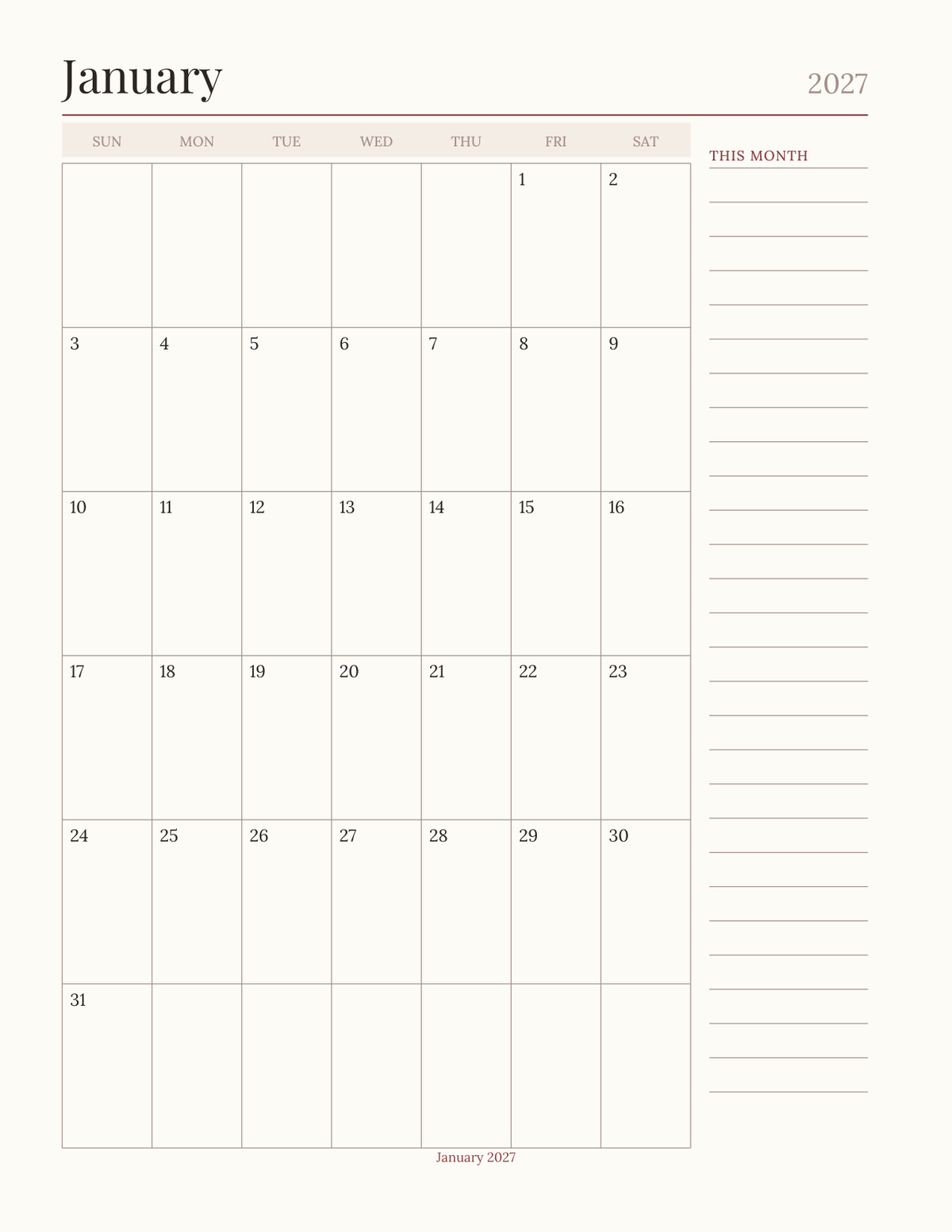 The Passover & High Holidays Planner 2027 — sample page 6