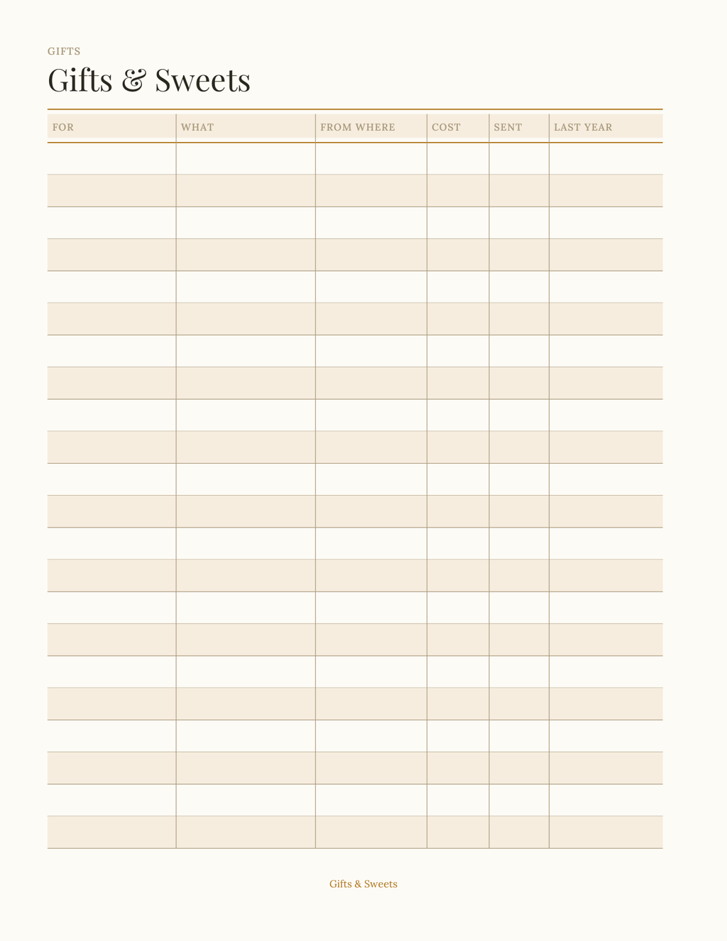 The Diwali Planner 2027 — sample page 4