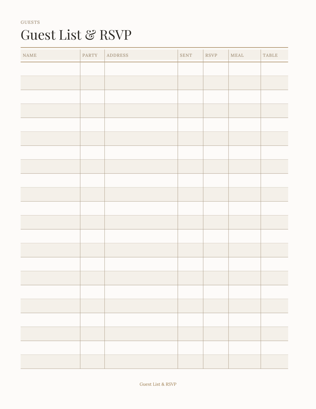 The Wedding Planner 2027 — sample page 4