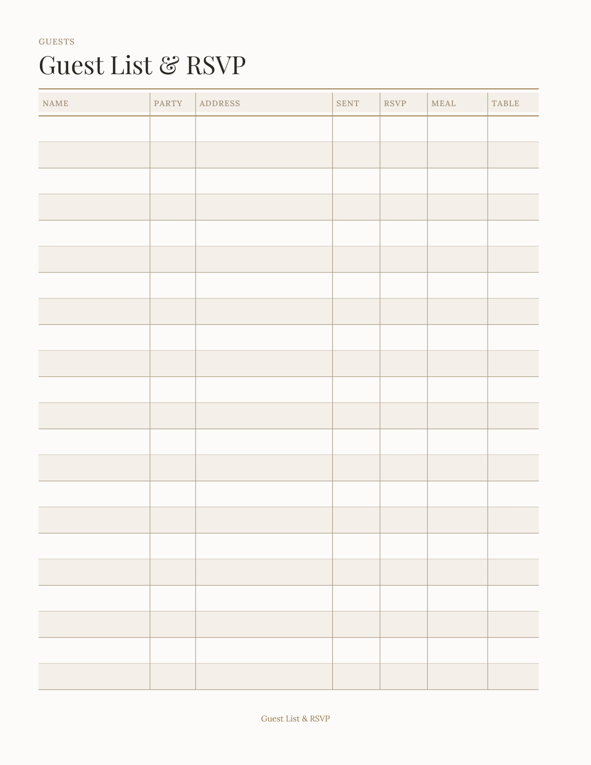 The Wedding Planner 2027 — sample page 4