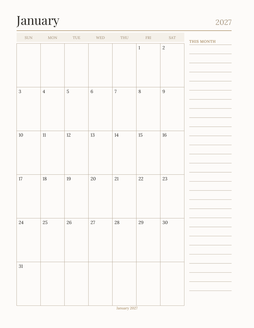 The Wedding Planner 2027 — sample page 6