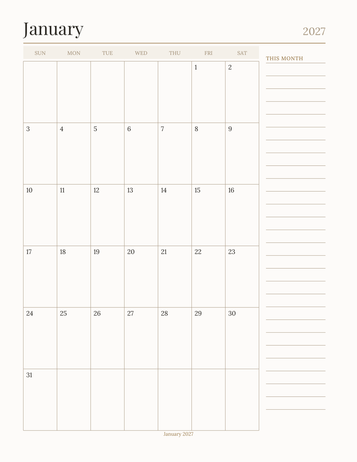The Wedding Planner 2027 — sample page 6