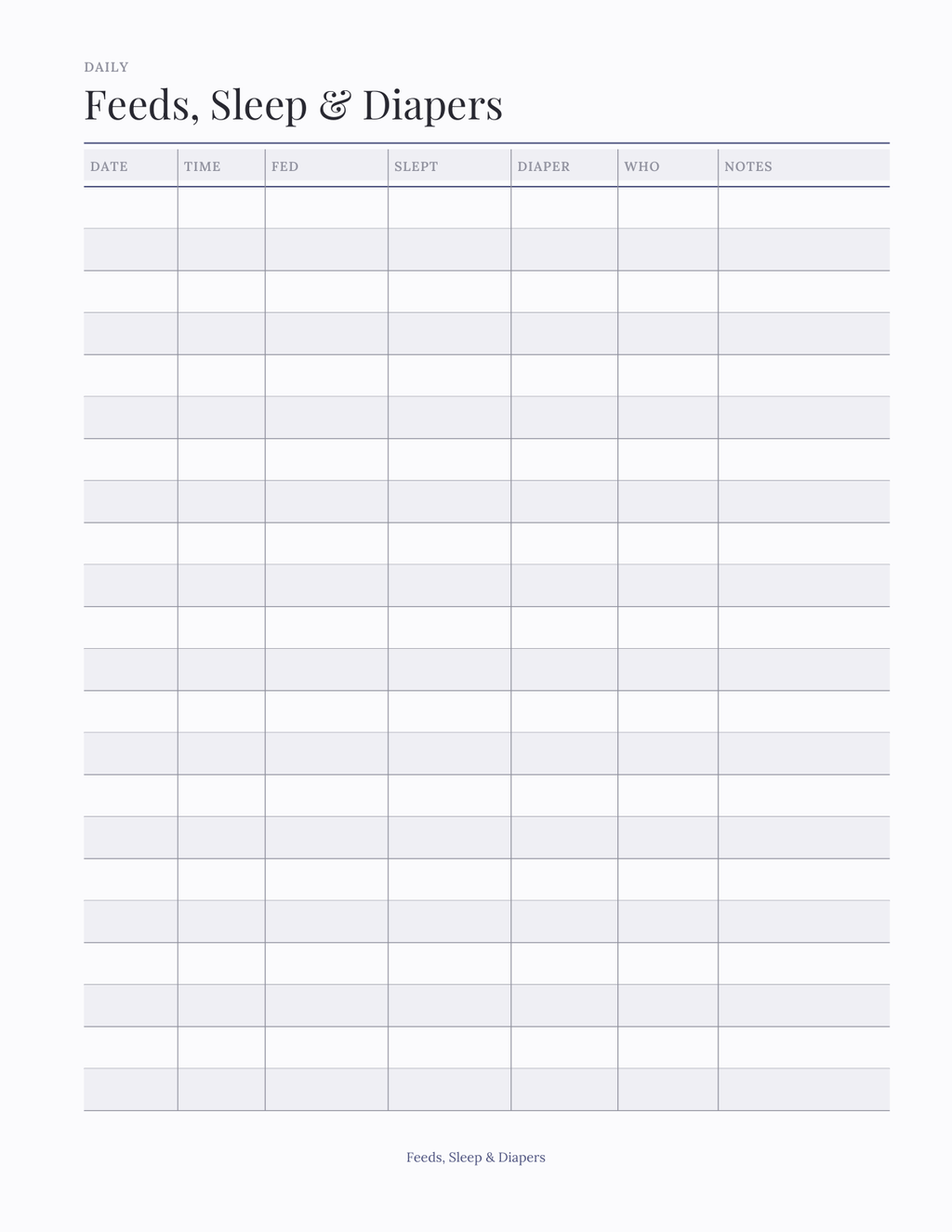 The New Parent Planner 2027 — sample page 3