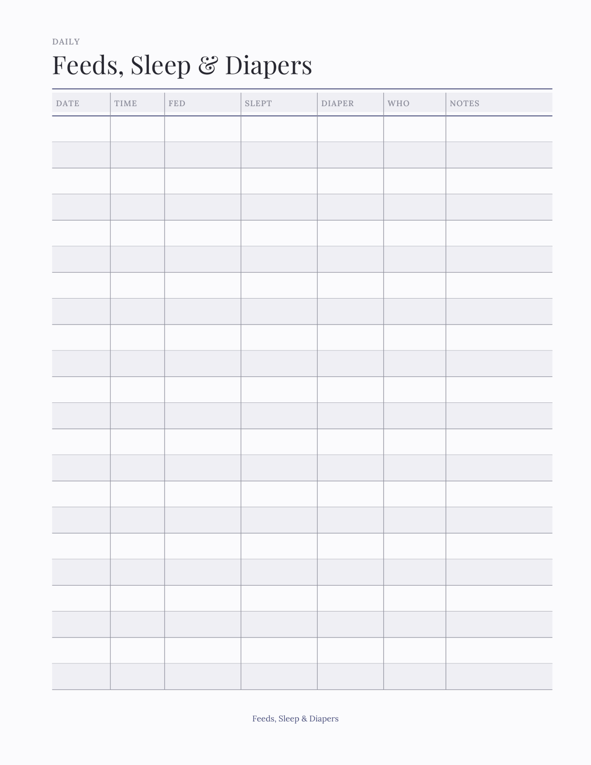 The New Parent Planner 2027 — sample page 3