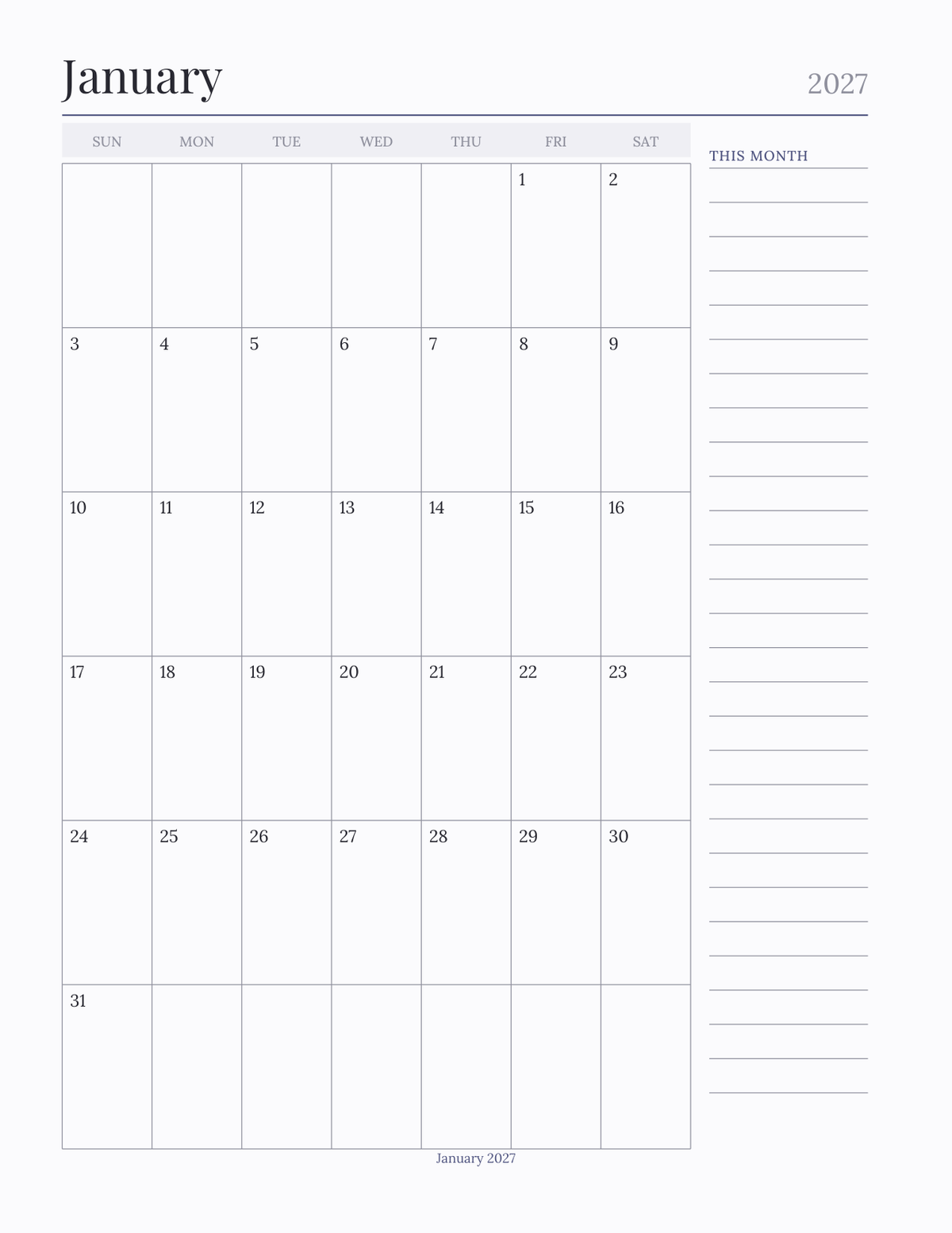 The New Parent Planner 2027 — sample page 6