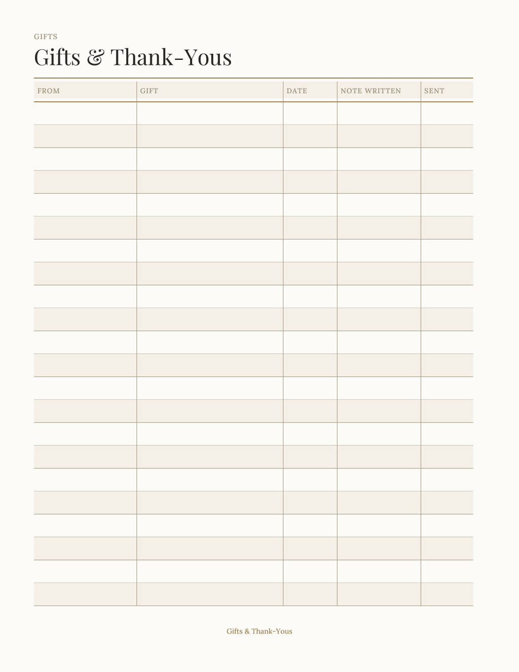 The Graduation & Milestone Planner 2027 — sample page 4