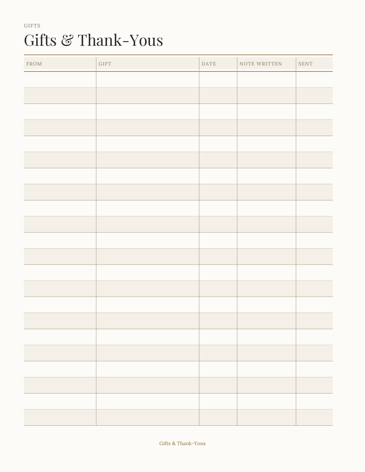 The Graduation & Milestone Planner 2027 — sample page 4