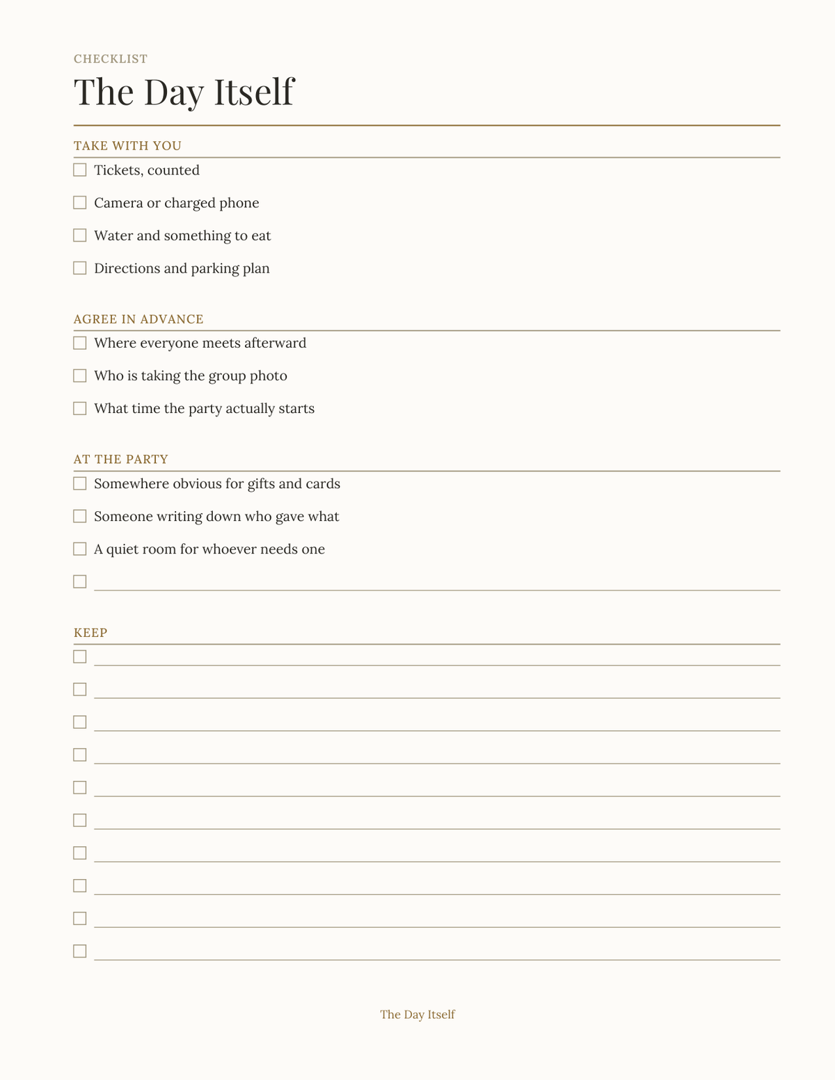 The Graduation & Milestone Planner 2027 — sample page 5