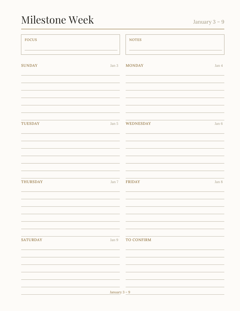 The Graduation & Milestone Planner 2027 — sample page 7
