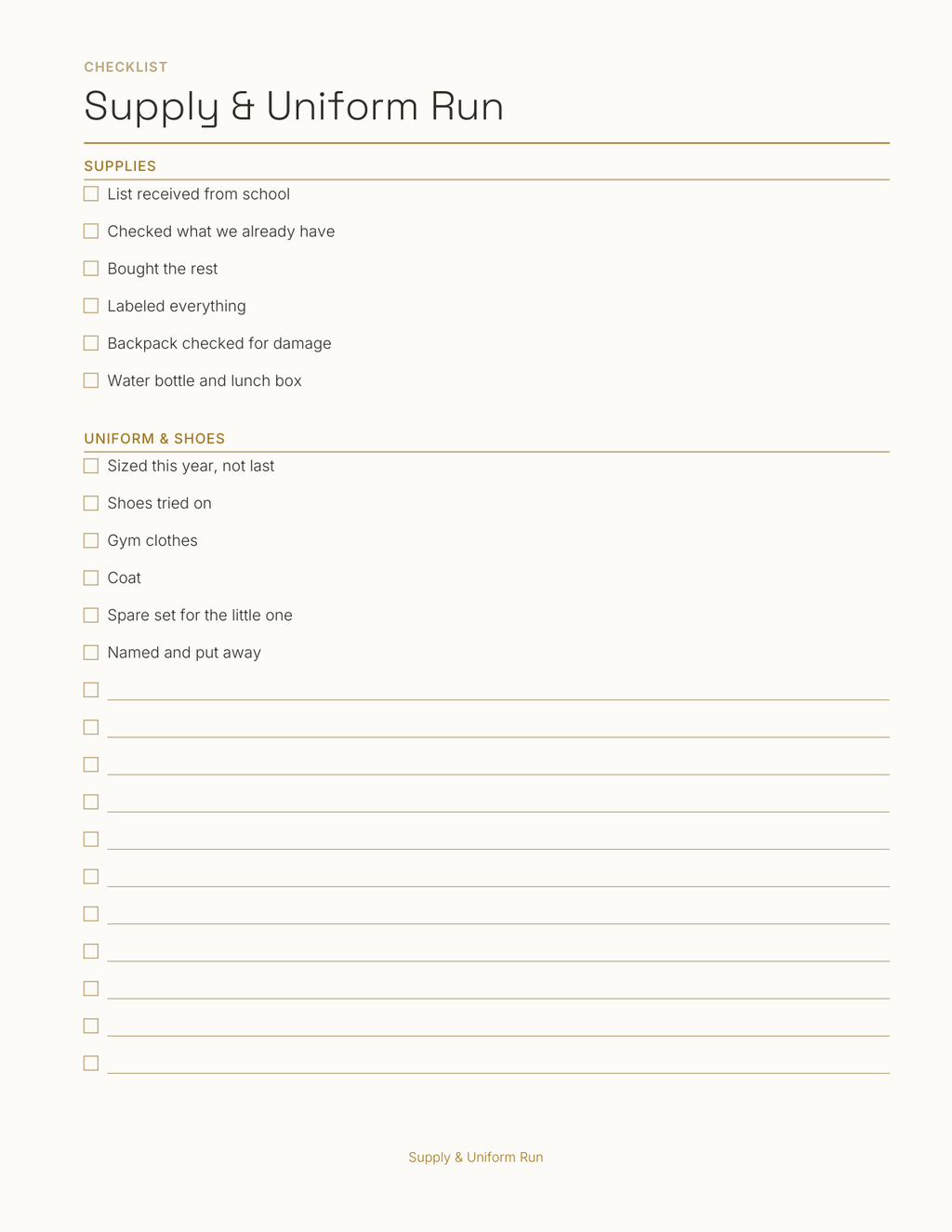 The Back to School Planner 2027 — sample page 3