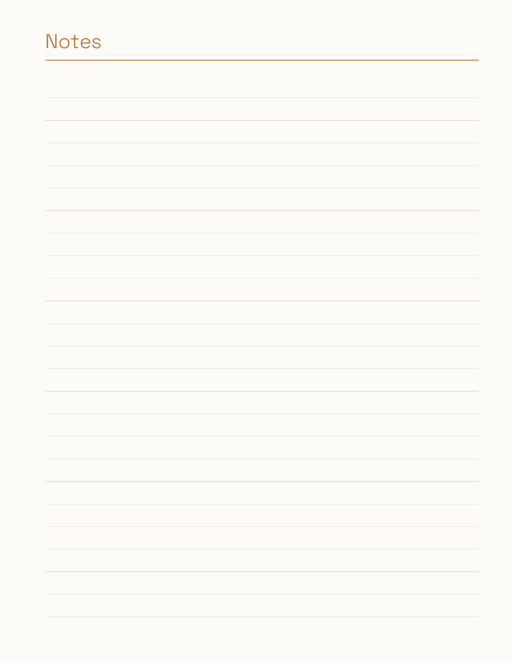 The Shift Worker's Planner 2027 — sample page 9