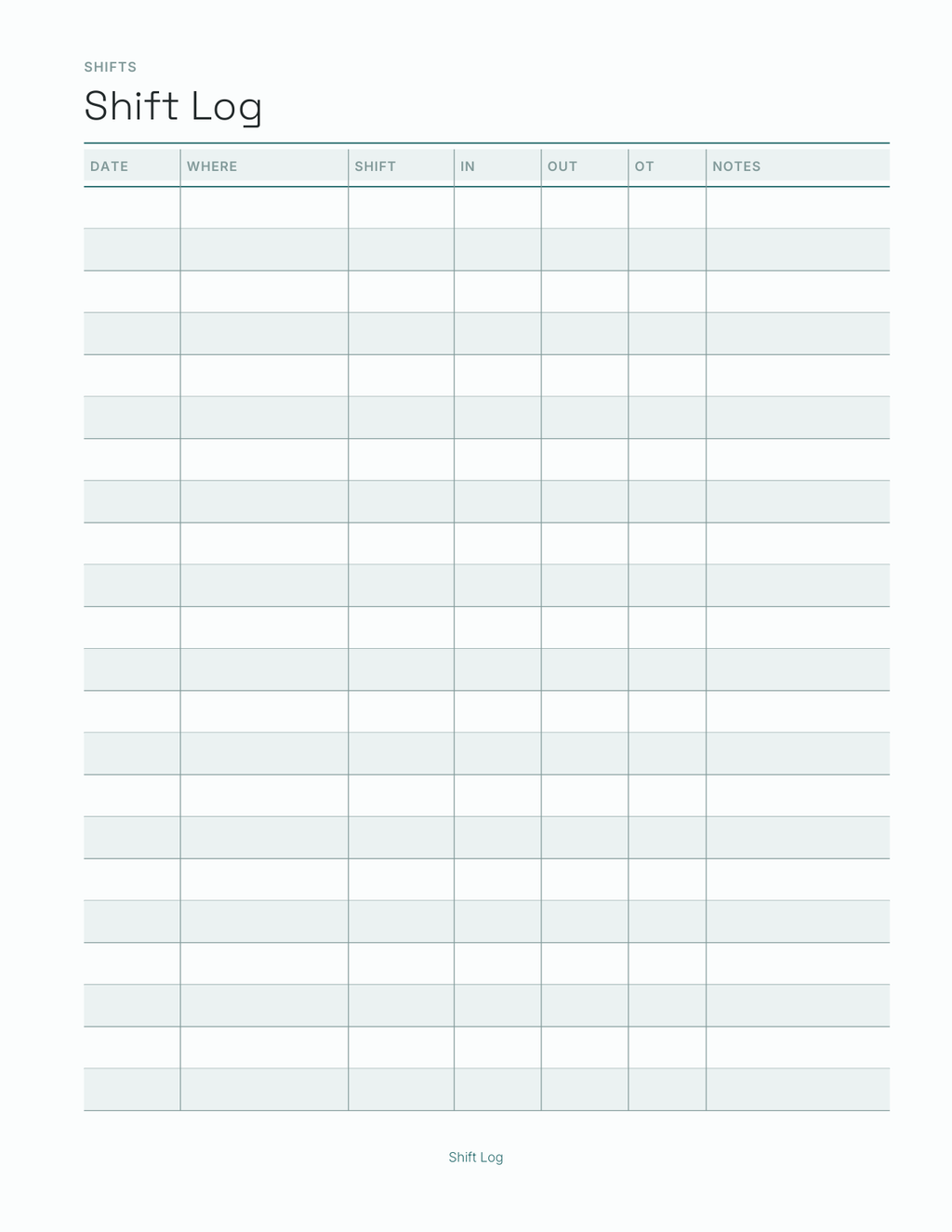 The Three-Twelves Planner 2027 — sample page 3