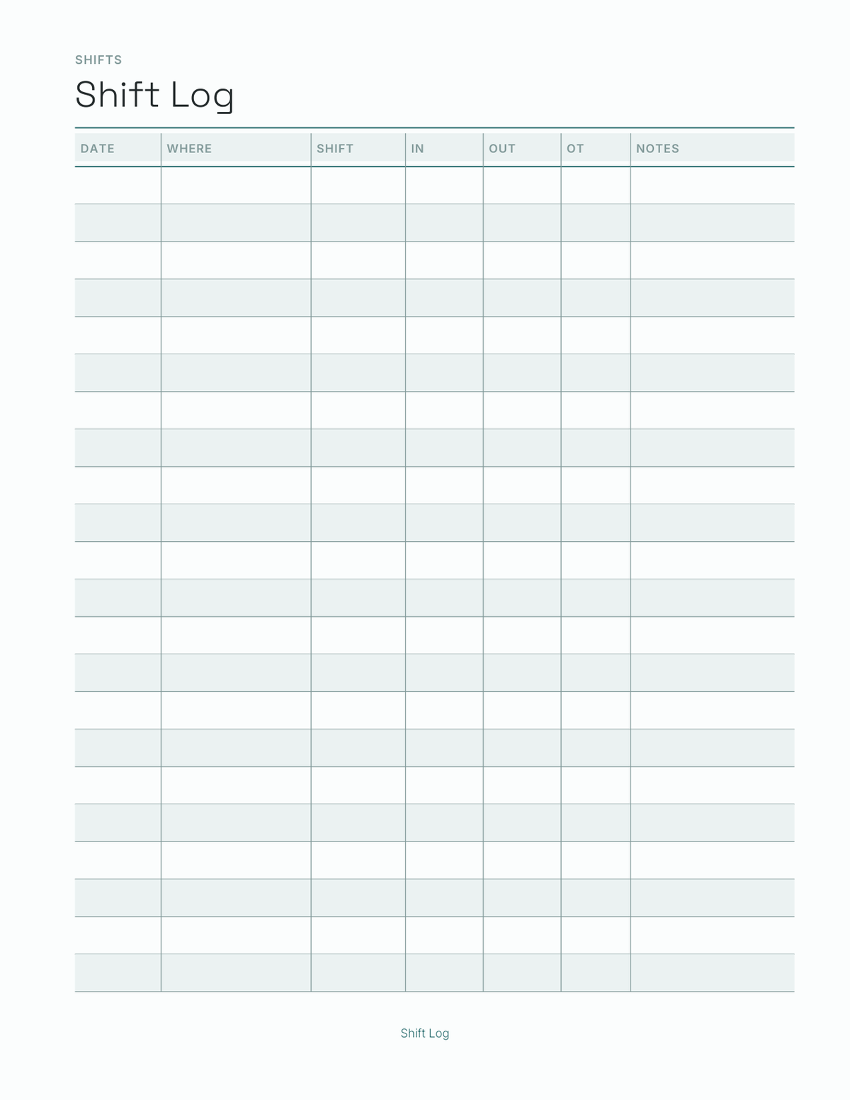 The Three-Twelves Planner 2027 — sample page 3