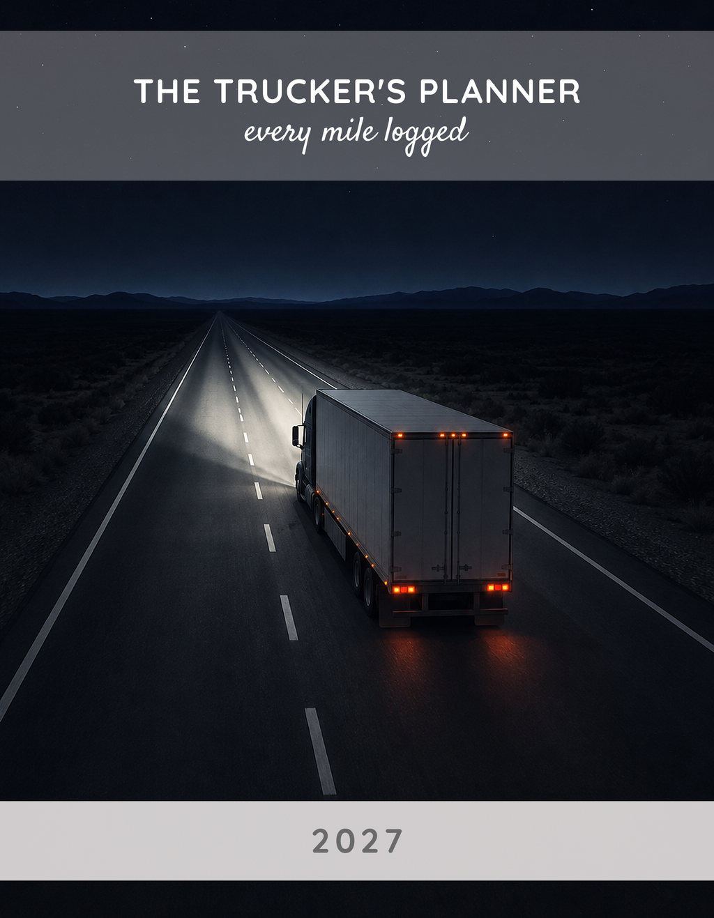 The Trucker's Planner 2027 cover